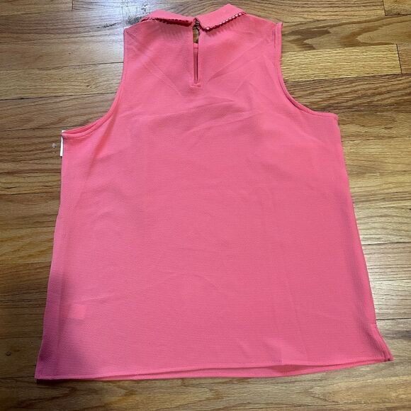 Cece | Collar Dot Trim Blouse - Picture 4 of 5